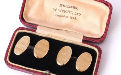 1929 Heavy Gold Cufflinks
