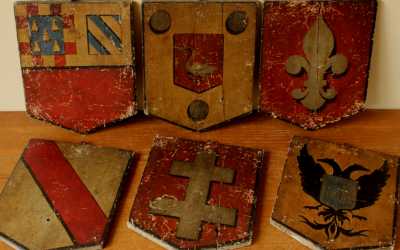 Antique French Shield Heraldry