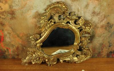 Antique Giltwood Mirror