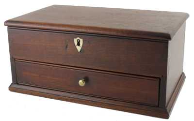 Antique Mahogany Desk Box