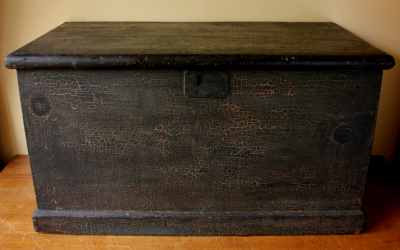 Antique Pine Blanket Box