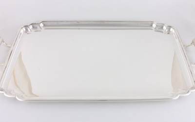 Antique Silver Tray