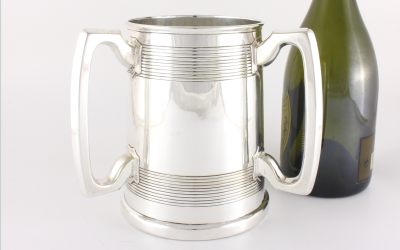 Antique Three Handled Tankard