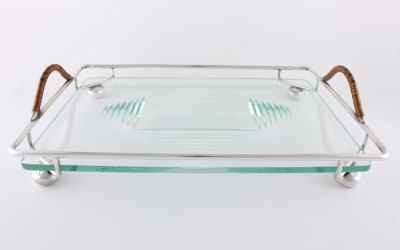 Art Deco Weave Tray