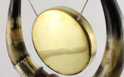 Brass Cattle Horn Gong