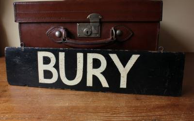 Bury Antique Railway Sign