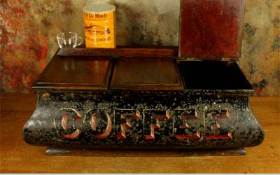 Coffee Shop Counter Tin
