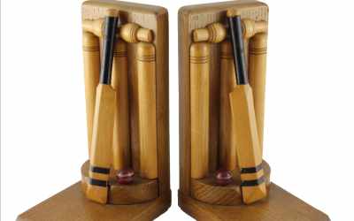 Cricket Stump Bookends