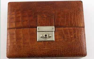Croc Leather Jewellery Box