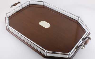 Dark Wood Tray