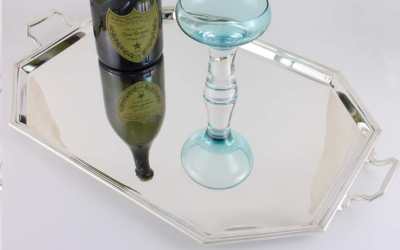 ES Silver Plated Drinks Tray