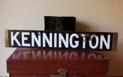Edgware Kennington Tube Sign