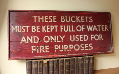 Fire Bucket Sign
