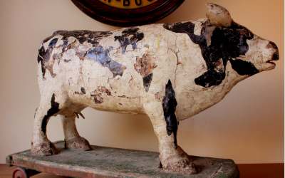 Folk Art Cow