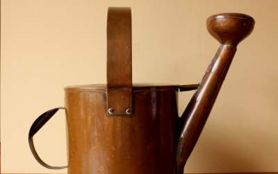 French Copper Can