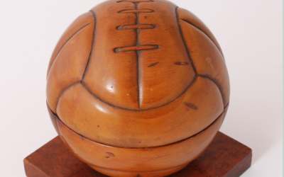 French Football Wood Box