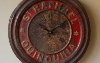 French Quinquina Bar Clock