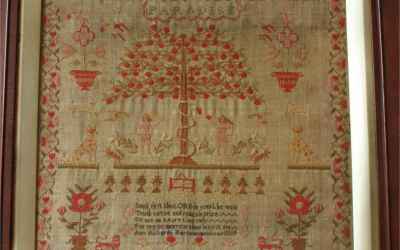 Georgian Adam Eve Sampler