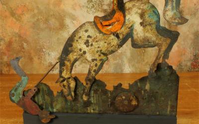 Horse Jockey Shooting Target