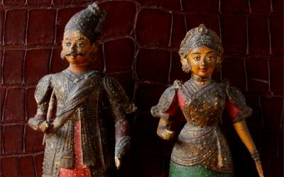 King Queen Indian Figures