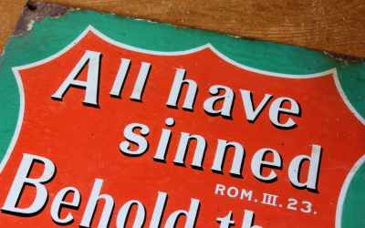 Lamb Of God Enamel Sign