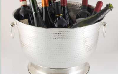 Large Hammered Wine Cooler