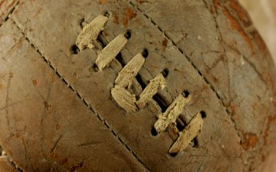 Large Vintage Football