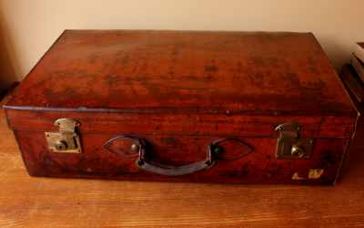 Large Vintage Leather Case