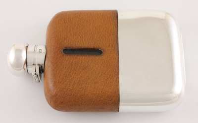 Leather Dixon Spirit Flask