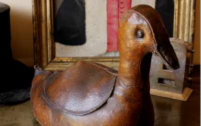 Leather Duck Doorstop