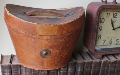 Leather Hat Box