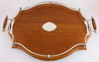 Oak Gallery Plated Tray