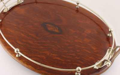 Oak Gallery Tray