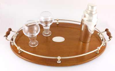 Oak Gallery Tray