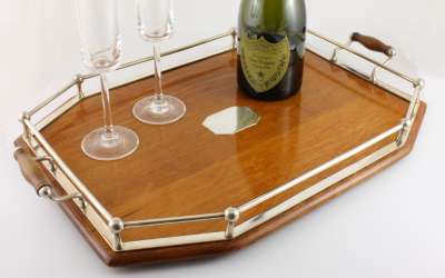 Octagonal Gallery Tray