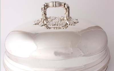 Old Sheffield Plate Meat Dome