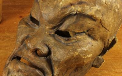 Papier Mache Theatre Mask