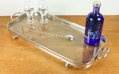 Plated Glass Gallery Tray