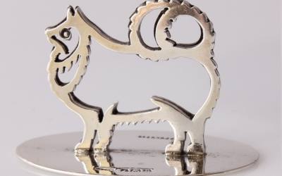 Pomeranian Menu Holder