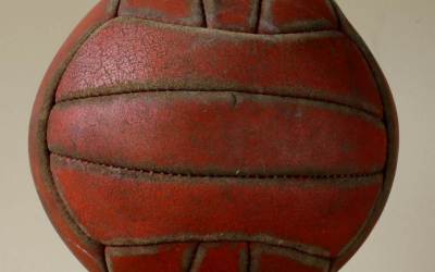 Red Leather Vintage Ball