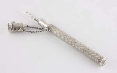 Sampson Mordan Silver Thermometer Case