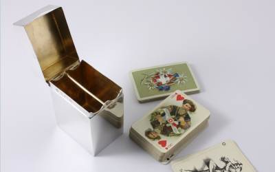 Silver Card Box