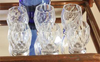 Silver Crystal Glasses