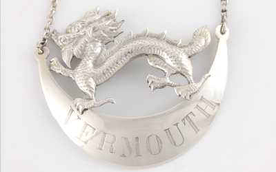 Silver Dragon Vermouth Label