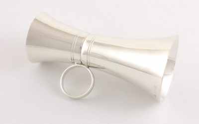 Silver Jigger Drinks Measure