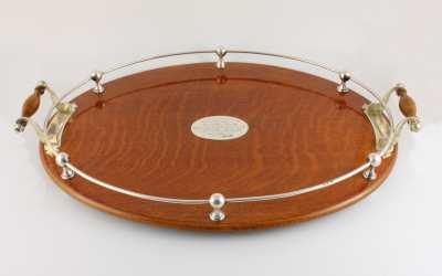Silver Oak Gallery Tray