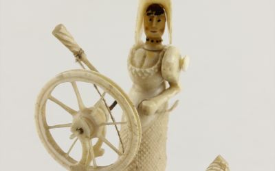 Spinning Jenny Bone Carving
