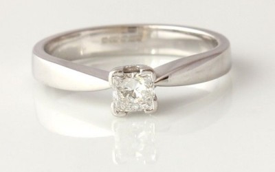 Square Diamond Ring