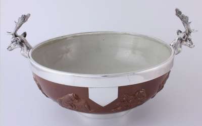 Stag Head Punch Bowl