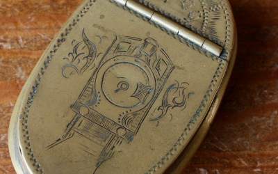 Steam Locomotive Tobacco Box